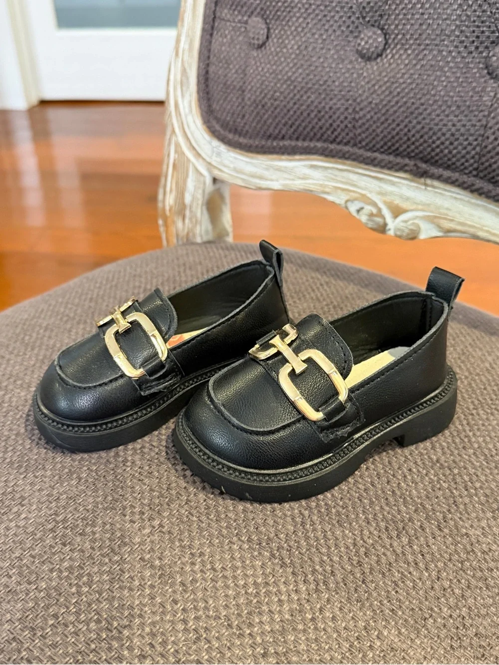 Girls' Lightweight Flat Loafers, Princess British Style